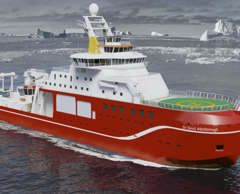 Adept HSG Support Cammell Laird in building of RRS Sir David Attenborough